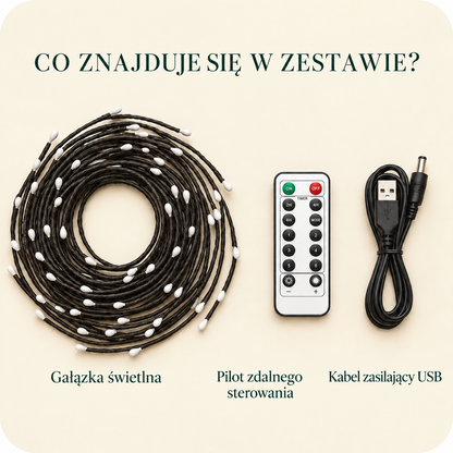 Ledowe Drzewko - magiczne lampki