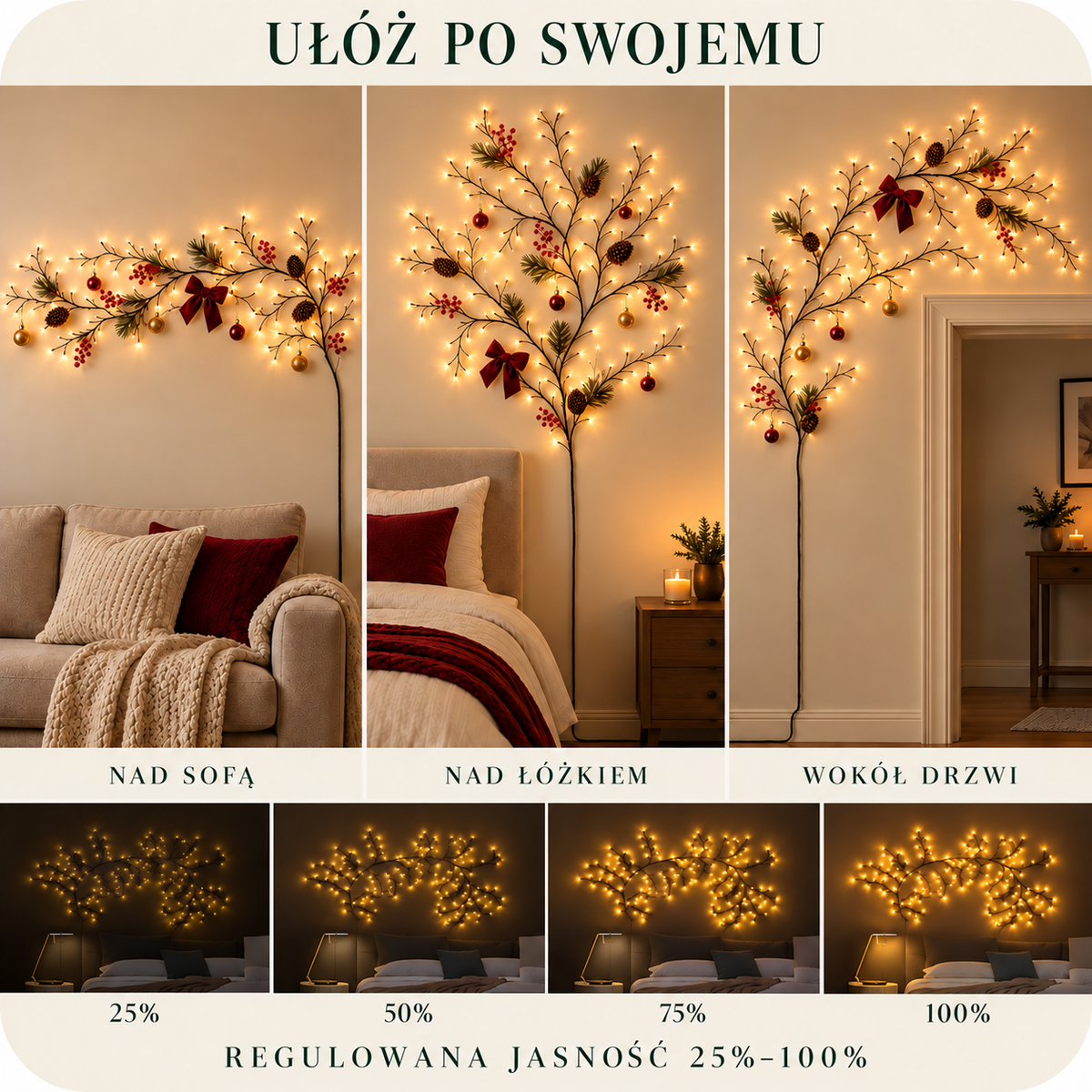Ledowe Drzewko - magiczne lampki
